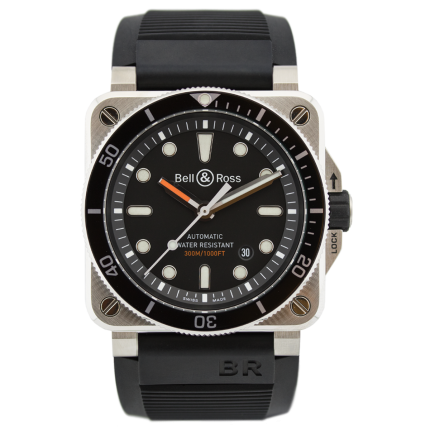 BR0392-D-BL-ST/SRB | Bell & Ross BR 03-92 Diver 42 mm watch. Buy Now