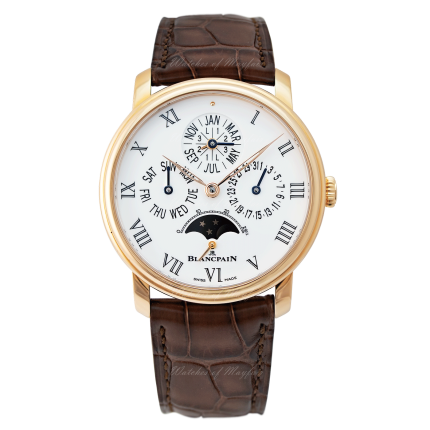 6659-3631-55B | Blancpain Quantieme Perpetuel 8 Jours 42 mm watch. Buy Online