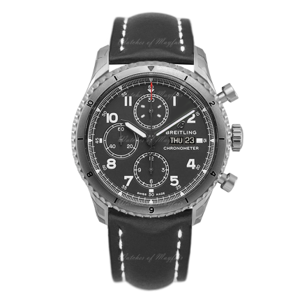 A13316101B1X1 | Breitling Navitimer Aviator 8 Chronograph 43 Steel watch. Buy Online