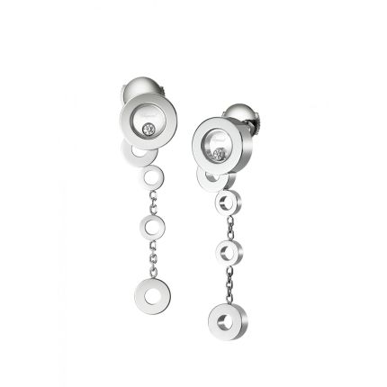 836982-1001 | Buy Chopard Happy Bubbles White Gold Diamond Earrings