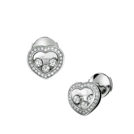 839203-1002 | Buy Chopard Happy Curves White Gold Diamond Earrings
