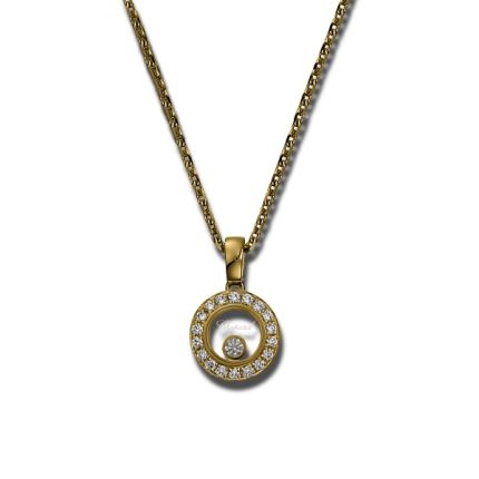 79A017-0201 | Chopard Happy Diamonds Icons Yellow Gold Diamond Pendant