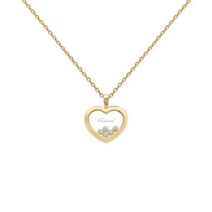 79A038-0001 |Chopard Happy Diamonds Icons Yellow Gold Diamond Pendant 