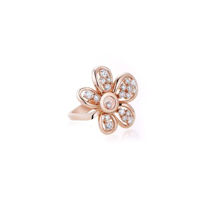 829447-5108 | Chopard Happy Diamonds Joaillerie Rose Gold Diamond Ring