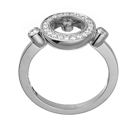 823957-1509 |Buy Online Chopard Happy Diamonds White Gold Diamond Ring