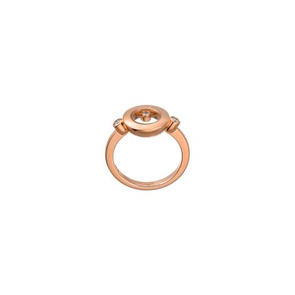 823957-5411 | Buy Online Chopard Happy Diamonds Rose Gold Diamond Ring