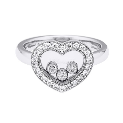 82A611-1210 |Buy Online Chopard Happy Diamonds White Gold Diamond Ring