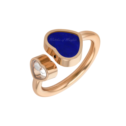 829482-5512 | Buy Chopard Happy Hearts Rose Gold Lapis Lazuli Ring