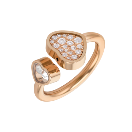 829482-5912 | Buy Online Chopard Happy Hearts White Gold Diamond Ring