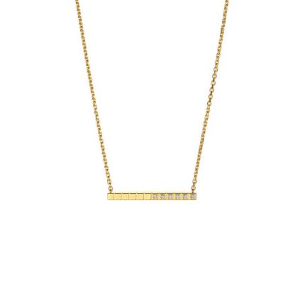 817702-0002 | Buy Online Chopard Ice Cube Yellow Gold Diamond Pendant