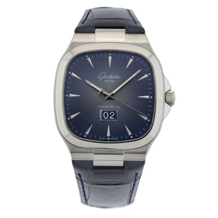 2-39-47-13-12-04 | Glashutte Original Seventies Panorama Date Steel 40 x 40 mm watch. Buy Online