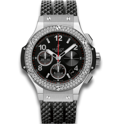 342.SX.130.RX.114 | Hublot Big Bang Steel Diamonds 41 mm watch. Buy Online