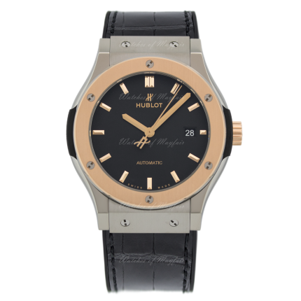 542.NO.1181.LR | Hublot Classic Fusion Titanium King Gold 42 mm watch. Buy Online