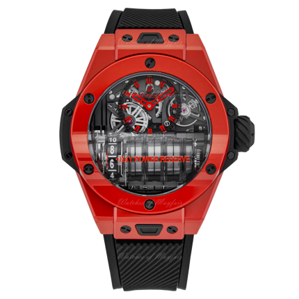 911.CF.0113.RX | Hublot Big Bang MP-11 Power Reserve 14 Days Red Magic 45mm watch. Buy Online