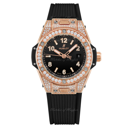 485.OX.1180.RX.1604 | Hublot Big Bang One Click King Gold Pavé 33 mm watch. Buy Online