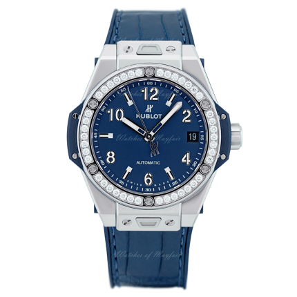 465.SX.7170.LR.1204 | Hublot Big Bang One Click Steel Blue Diamonds 39 mm watch. Buy Online