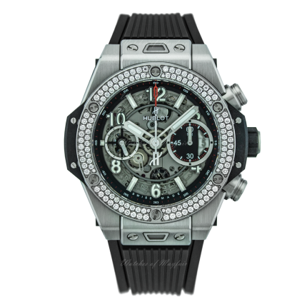 441.NX.1170.RX.1104 | Hublot Big Bang Unico Titanium Diamonds 42 mm watch. Buy Online