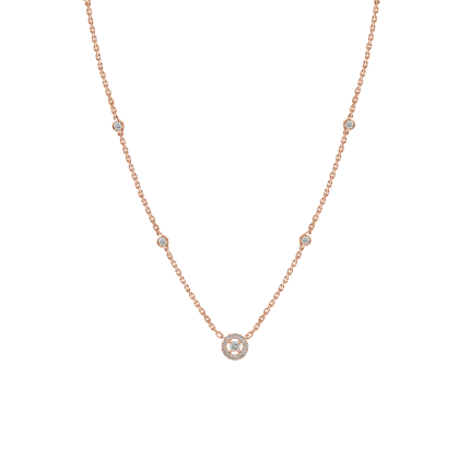 5370 | Messika Joy XS Pink Gold Necklace. Buy online.