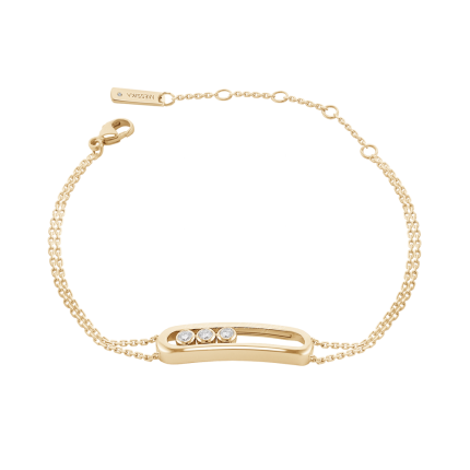 3996 | Buy Online Messika Move Classique Yellow Gold Diamond Bracelet