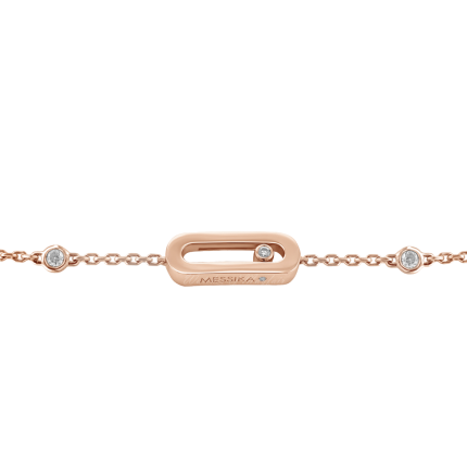 Messika Move Uno Pink Gold Diamond Bracelet 10051