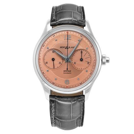 126078 | Montblanc Heritage Monopusher Chronograph 42mm watch. Buy Online