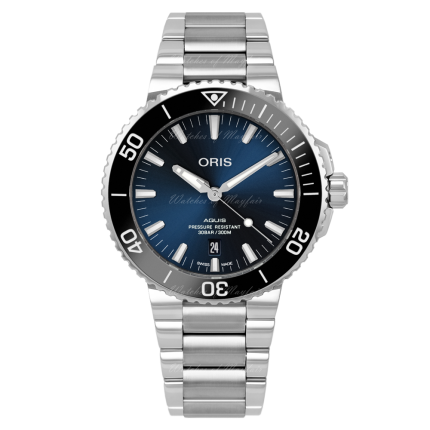 01 733 7730 4135-07 8 24 05PEB | Oris Aquis Date 43.5mm watch. Buy Now