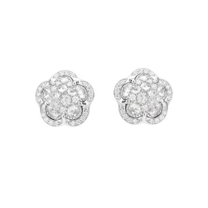 15965B | Buy Online Pasquale Bruni Bon Ton White Gold Diamond Earrings