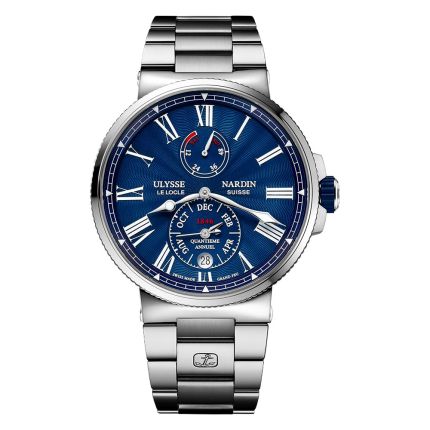 1133-210-7M/E3 Ulysse Nardin Marine Chronometer Annual Calendar 43mm watch