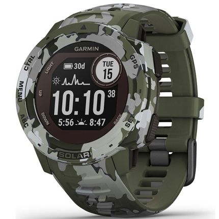 010-02293-06 | Garmin Instinct Solar Camo Edition Lichen 45 mm watch | Buy Now