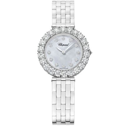 10A378-1601 | Chopard L'Heure Du Diamant Round Automatic White Gold 30 mm watch. Buy Online