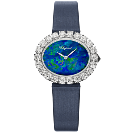 13A385-1116 | Chopard L'Heure du Diamant Oval Small 34.5 x 30 mm watch. Buy Online