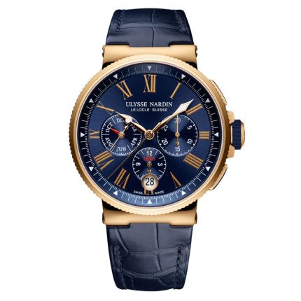 1532-150/43 | Ulysse Nardin Marine Chronograph Annual Calendar 43 mm watch. Buy Online