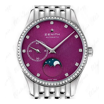 16.2310.692/92.M2310 | Zenith Elite Ultra Thin Lady Moonphase 33 mm watch. Buy Online