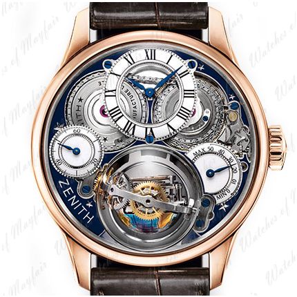 18.2215.8805/36.C713 | Zenith Christophe Colomb Hurricane Grand Voyage II 45 mm watch. Buy Online