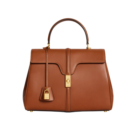 187373BF9.03TN | Celine Classique 16 Bag Natural Calfskin Tan. Buy Online