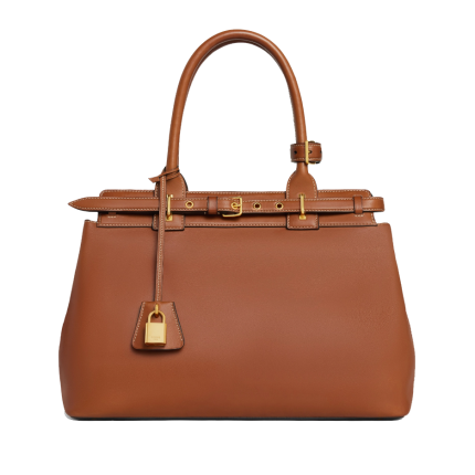 199873ET7.04LU | Celine Conti Bag Natural Calfskin Tan. Buy Online