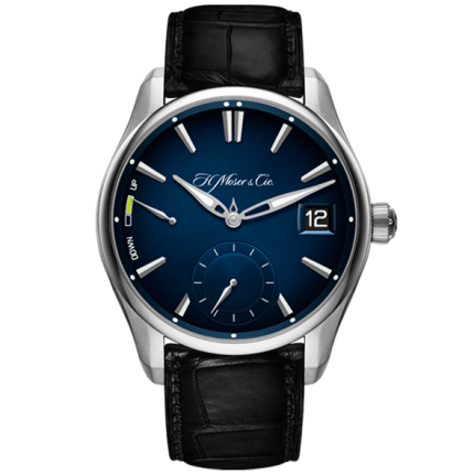 3800-1200 | H. Moser & Cie Pioneer Perpe Midnight Blue Fume 42.8 mm watch | Buy Now