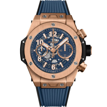 421.OX.5180.RX | Hublot Big Bang Unico King Gold Blue 44 mm watch. Buy Online