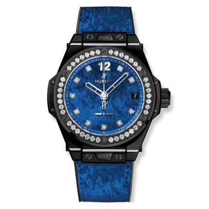 465.CS.277L.NR.1204.ITI17 | Hublot Big Bang Italia Independent Blue Velvet 39 mm watch. Buy Online