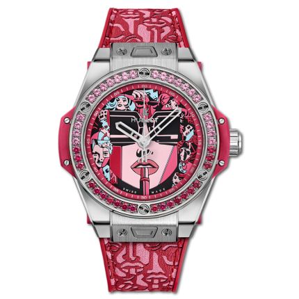 465.SX.1130.VR.1213.LIP19 | Hublot Big Bang One Click Marc Ferrero Steel Red 39 mm watch. Buy Online