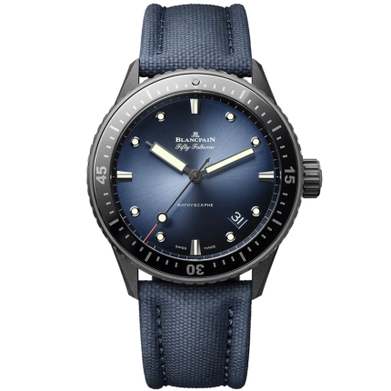 5000A-0140-O52A | Blancpain Fifty Fathoms Bathyscaphe Automatic 43.6 mm watch. Buy Online