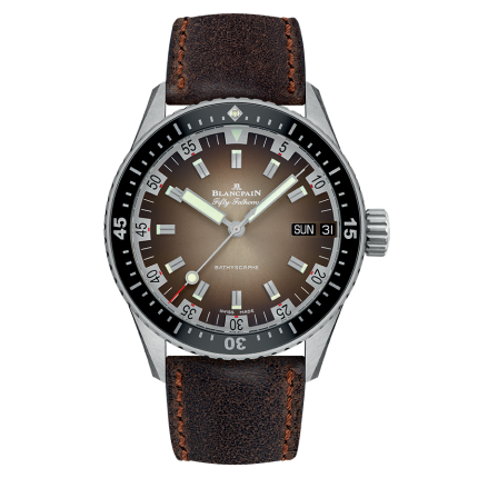 5052-1110-063A | Blancpain Fifty Fathoms Bathyscaphe Jour Date 70 43 mm watch | Buy Online