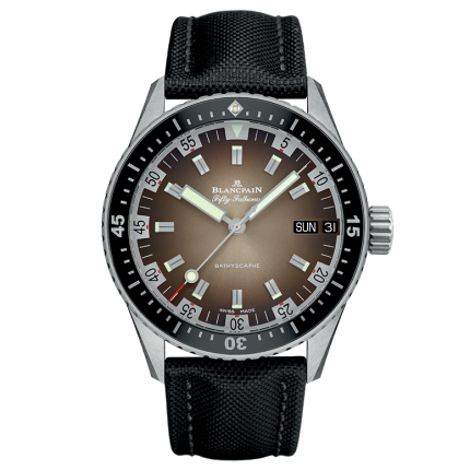 5052-1110-B52A | Blancpain Fifty Fathoms Bathyscaphe Jour Date 70 watch | Buy Online