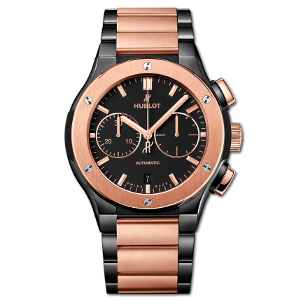 520.CO.1180.CO | Hublot Classic Fusion Chronograph Ceramic King Gold Bracelet 45 mm watch. Buy Online