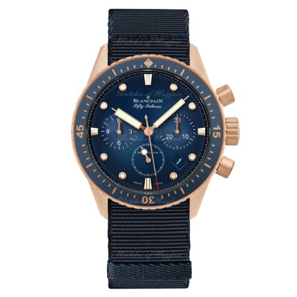 5200-3640-NAOA | Blancpain Fifty Fathoms Bathyscaphe Chronographe Flyback 43 mm watch | Buy Now