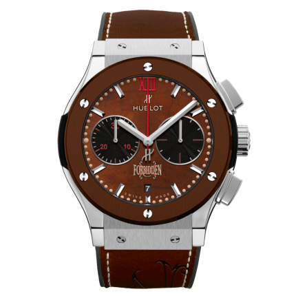 521.NC.0589.VR.OPX14 | Hublot Classic Fusion Forbidden Titanium Brown Ceramic 45mm watch. Buy Online