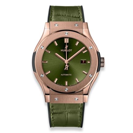 542.OX.8980.LR | Hublot Classic Fusion Green King Gold 42 mm watch. Buy Online