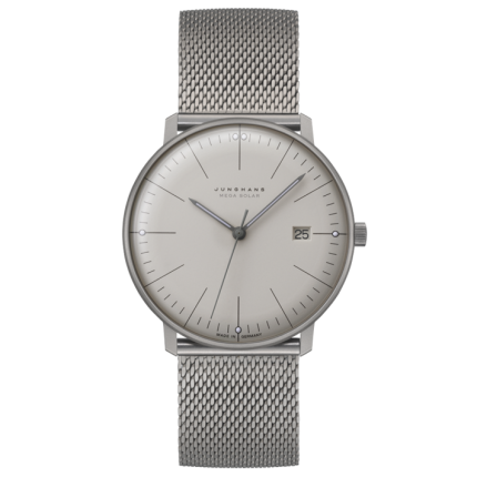 59/2022.48 | Junghans Max Bill Mega Solar Titanium 38 mm watch | Buy Now