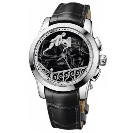 6119-130 | Ulysse Nardin Hourstriker Erotica Jarretiere 43 mm watch. Buy Online