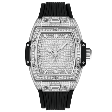 662.NX.9000.RX.1604 | Hublot Spirit of Big Bang Titanium Full Pave 39 mm watch. Buy Online